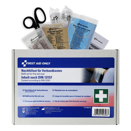 FIRST AID ONLY® Erste Hilfe Nachfüllset Betriebsverbandkasten 65 Teile