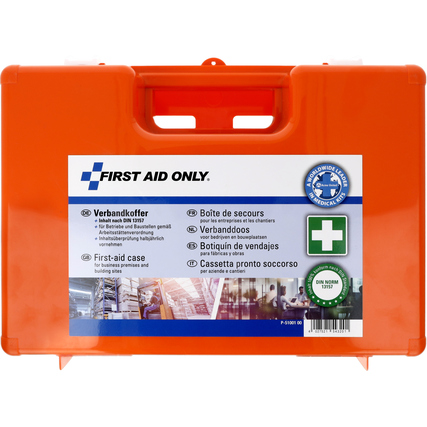 FIRST AID ONLY® Erste Hilfe Koffer 28 x 20 x 11 cm (B x H x T) DIN 13157 orange