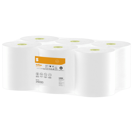 Satino by WEPA Toilettenpapier HiCycle 2-lagig hochweiß 6 Rl./Pack.