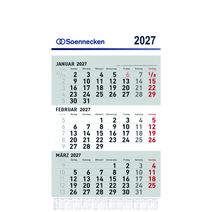 Soennecken Wandkalender 2027 Produktbild pa_produktabbildung_1 XL