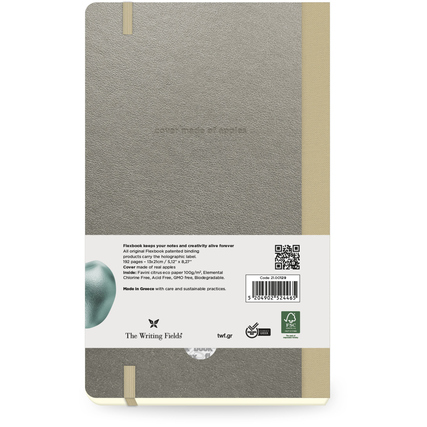 flexbook Notizbuch Applestars silber Produktbild pa_produktabbildung_3 XL