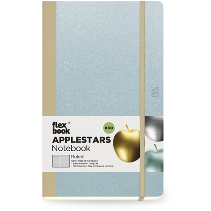 flexbook Notizbuch Applestars arktikblau Produktbild pa_produktabbildung_1 XL