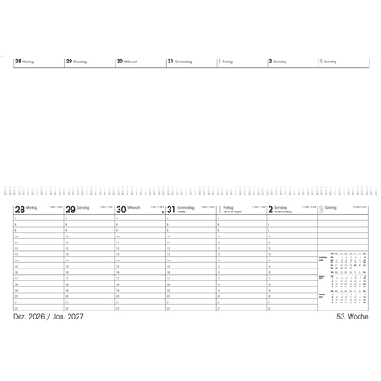 ZETTLER Querkalender Giganta 2027 Produktbild pa_produktabbildung_2 XL