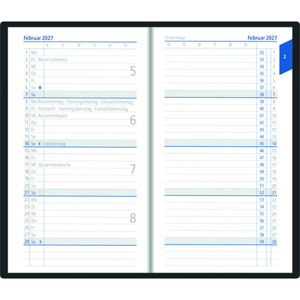 ZETTLER Taschenkalender 520 2027 Produktbild pa_produktabbildung_2 XL