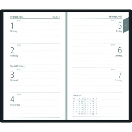 ZETTLER Taschenkalender 2027 Produktbild pa_produktabbildung_2 XL