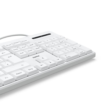 Hama Tastatur CK-200 weiß Produktbild pa_produktabbildung_4 XL