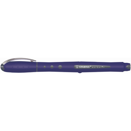 STABILO® Tintenroller worker+ medium NatureCOLORS Wildflower preußischblau Produktbild pa_produktabbildung_2 XL