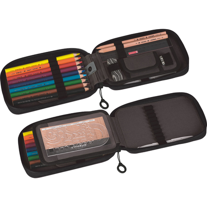 BRUNNEN Federmäppchen s'maepp Colour Code *Reißverschluss* onyx Produktbild pa_produktabbildung_3 XL