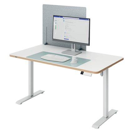 Leitz Tischtrennwand höhenverstellbar 80 x 70 cm (B x H) Produktbild pa_ohnedeko_2 XL