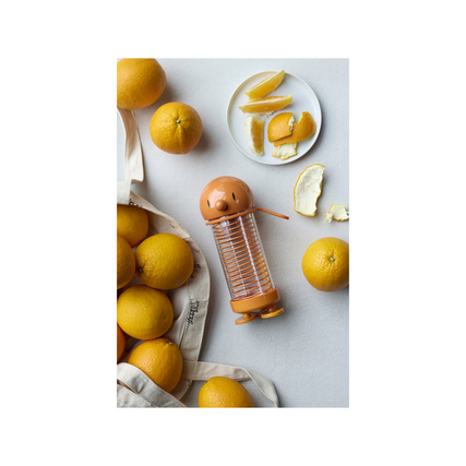 HOPTIMIST Trinkflasche Bumble orange Produktbild pa_ohnedeko_1 XL