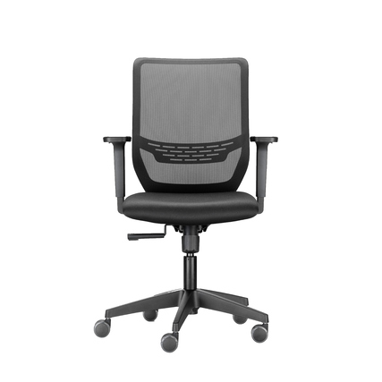 Trend Office Bürodrehstuhl to-sync one 41-52cm Synchronmechanik Rolle weich gebremst (für Hartboden) Kunststoff schwarz