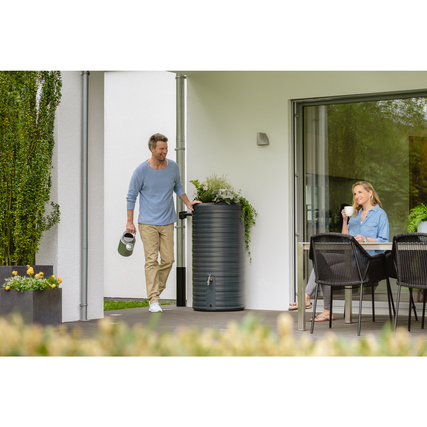 Garantia Regentonne NORDIC 2in1 graphit Produktbild pa_ohnedeko_2 XL