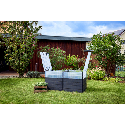 Garantia Hochbeet ERGO QUADRO TurboPlus 2 L 80 braun Produktbild pa_ohnedeko_4 XL
