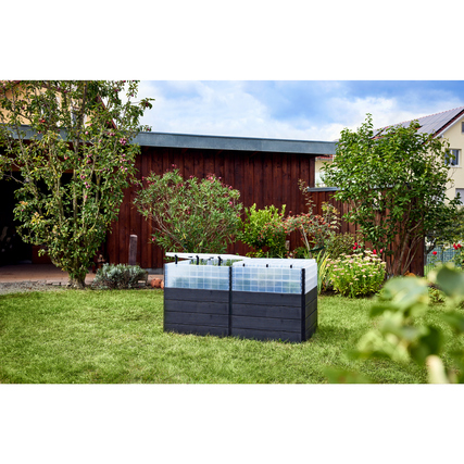 Garantia Hochbeet ERGO QUADRO TurboPlus 2 L 80 braun Produktbild pa_ohnedeko_1 XL