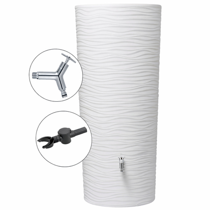 Garantia Regentonne NATURA 2in1 62 x 150 x 62 cm (B x H x T) 350l Polyethylen artic