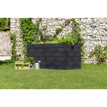 Garantia Hochbeet ERGO QUADRO 2 L 75 grau Produktbild pa_ohnedeko_1 XL
