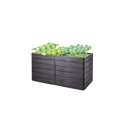 Garantia Hochbeet ERGO QUADRO 2 L 75 braun Produktbild pa_ohnedeko_1 XL