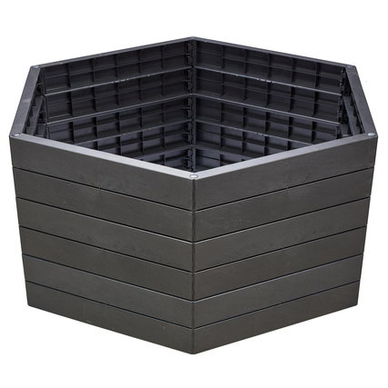 Garantia Hochbeet ERGO QUADRO 2 L 75 145 x 75 x 125 cm (B x H x L) Polypropylen, 100 % recycelt grau
