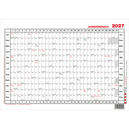 GÜSS® Plakatkalender 2027 Produktbild pa_produktabbildung_1 XL