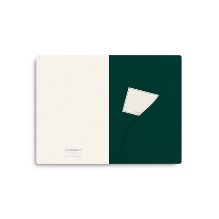 LEUCHTTURM 1917 Notizbuch Jottbook pur 3 St./Pack. DIN A5 blanko forest green Produktbild pa_anwendungsbeispiel_3 XL