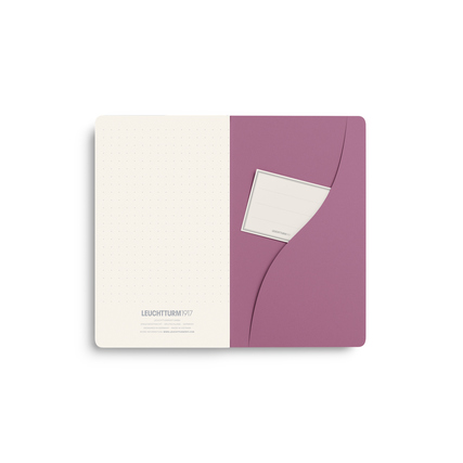 LEUCHTTURM 1917 Notizbuch Jottbook pur 3 St./Pack. DIN A6 punktkariert (dotted) dusty rose Produktbild pa_anwendungsbeispiel_3 XL