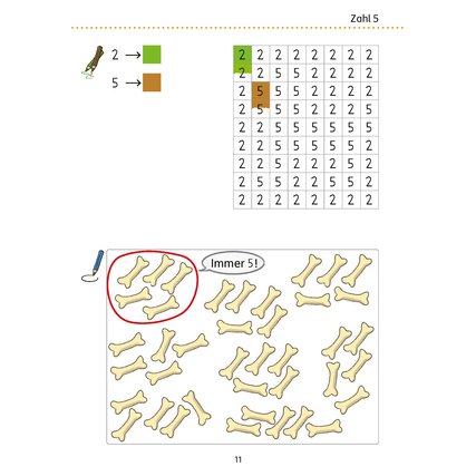 Hauschka Verlag Übungsheft Mein Übungsheft Zahlen schreiben 1-10 - 1. Klasse: Zählen, Mengen, erstes Rechnen Produktbild pa_produktabbildung_5 XL