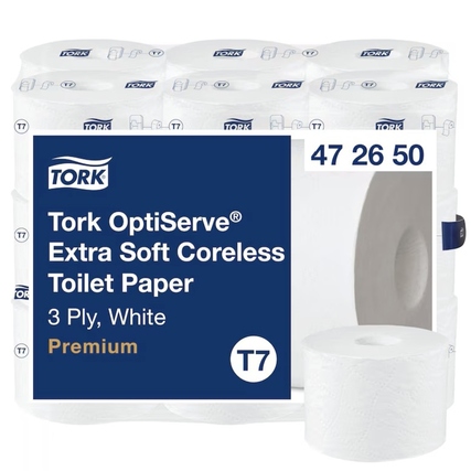 Tork Toilettenpapier OptiServe® Extra Soft Corless Produktbild pa_produktabbildung_1 XL