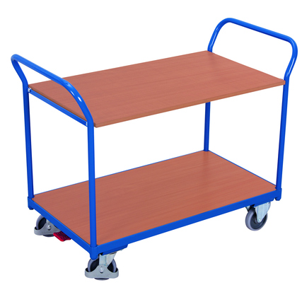 VARIOfit Transportwagen 104,5 x 93,5 x 50 cm (B x H x T) 200kg 30kg 2 Etagen