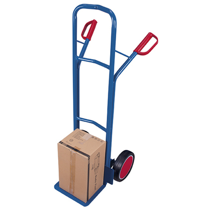 VARIOfit Sackkarre 57 x 131 x 58,5 cm (B x H x T) Vollmaterial enzianblau Produktbild pa_anwendungsbeispiel_1 XL