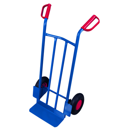 VARIOfit Sackkarre 62 x 111 x 46 cm (B x H x T) 250kg Stahlrohr, pulverbeschichtet enzianblau
