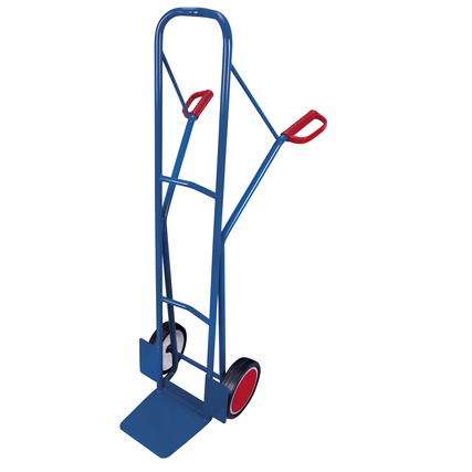 VARIOfit Sackkarre 55 x 160 x 74 cm (B x H x T) 250kg Stahlrohr, pulverbeschichtet enzianblau