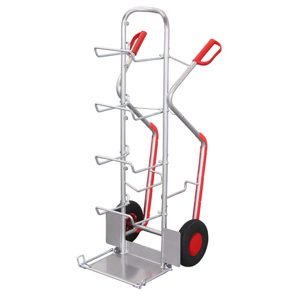 VARIOfit Sackkarre Wasserflaschen 57 x 130 x 61,5 cm (B x H x T) 200kg Aluminium alu