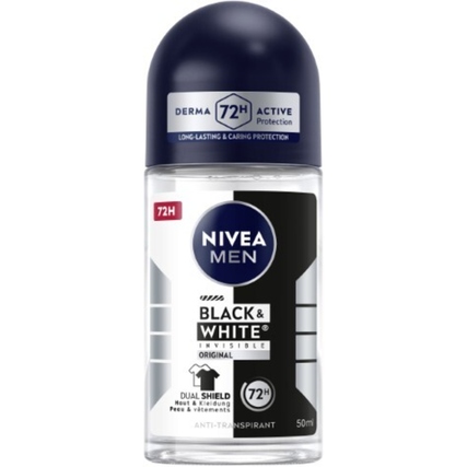 NIVEA MEN Deodorant Black & White Invisible 50ml