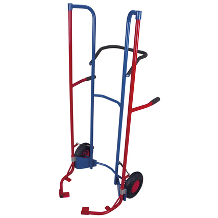 VARIOfit Sackkarre Reifen 70,5 x 160 x 74 cm (B x H x T) 200kg Stahl, pulverbeschichtet enzianblau