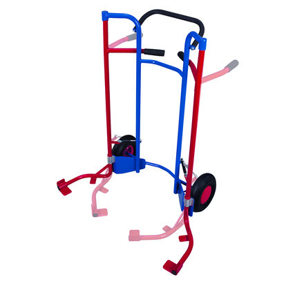VARIOfit Sackkarre Reifen 70,5 x 116,5 x 66 cm (B x H x T) 200kg Stahl, pulverbeschichtet enzianblau