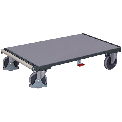 VARIOfit Transportroller 80 x 159,5 cm (B x L) 42kg Stahl anthrazit/dunkelgrau