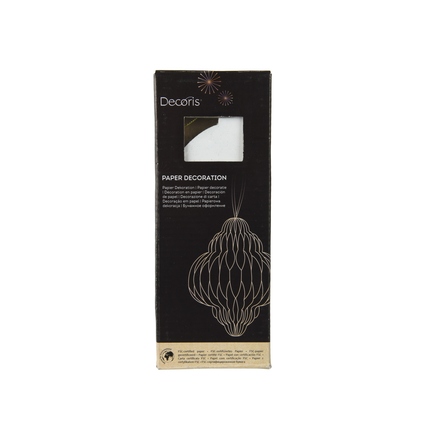 DECORIS Dekorationsfigur Wabenkugel weiß Produktbild pa_produktabbildung_2 XL