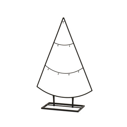 EVERLANDS Dekorationsfigur Weihnachtsbaum 39 x 61 cm (B x H) Eisen schwarz
