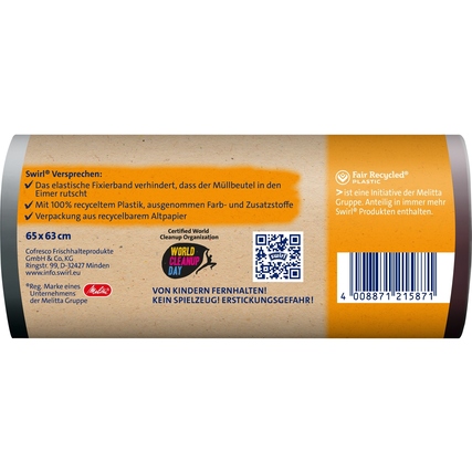 Swirl Müllbeutel Fixierband 35 l Produktbild pa_produktabbildung_2 XL