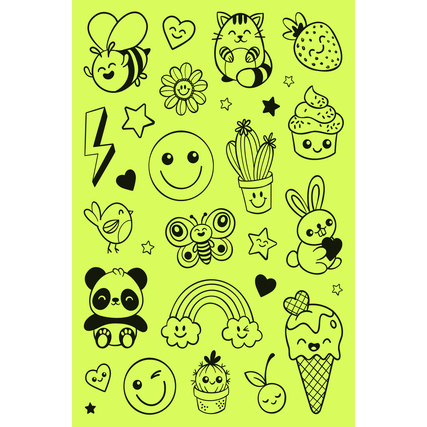 Avery Zweckform Stickeretikett reflektierend Gesichter Produktbild pa_produktabbildung_2 XL