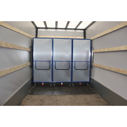 VARIOfit Transportwagen 111,5 x 181 x 73 cm (B x H x T) enzianblau/buche Produktbild pa_ohnedeko_1 XL