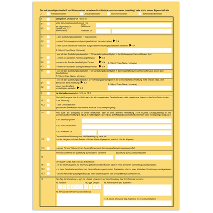 RNK Verlag Zustellungsurkunde Produktbild pa_produktabbildung_2 XL