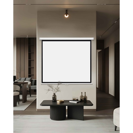 magnetoplan® Rolloleinwand manuell 250 x 200 cm (B x H) Produktbild pa_ohnedeko_2 XL