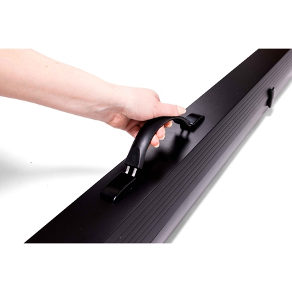 magnetoplan® Mobile Stativleinwand Pull-Up 220 x 200 cm (B x H) Produktbild pa_anwendungsbeispiel_1 XL