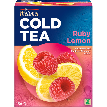 Meßmer Tee Cold Tea Ruby Lemon 15 x Btl./Pack.