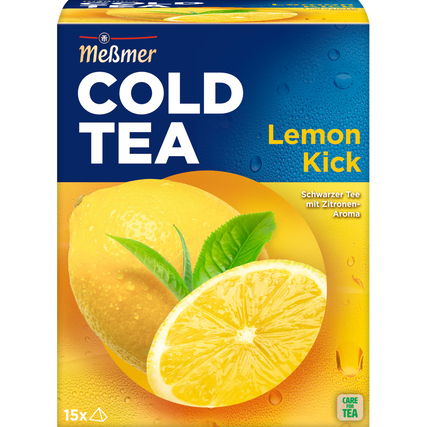 Meßmer Tee Cold Tea Eistee Lemon Kick 15 x Btl./Pack.