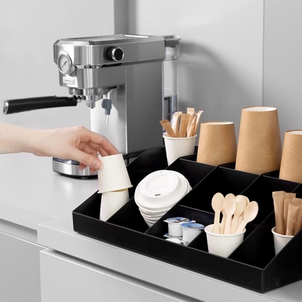 Deflecto® Kaffeestation 10 Fächer Produktbild pa_ohnedeko_3 XL