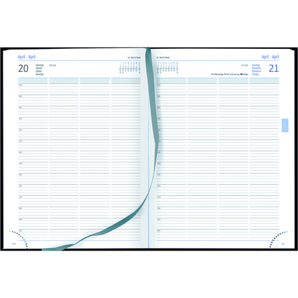 GÜSS® Buchkalender 2027 schwarz Produktbild pa_produktabbildung_2 XL