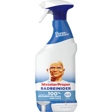 Meister Proper Badreiniger Febreze dermatologisch getestet pH-Wert: 3 Sprühflasche Kunststoff, 75 % recycelt 0,8l