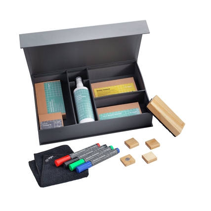 SIGEL Whiteboard Meet up Bundle silber Produktbild pa_produktabbildung_3 XL